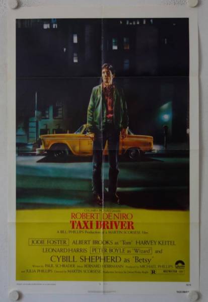 Taxi Driver originales US Onesheet Filmplakat